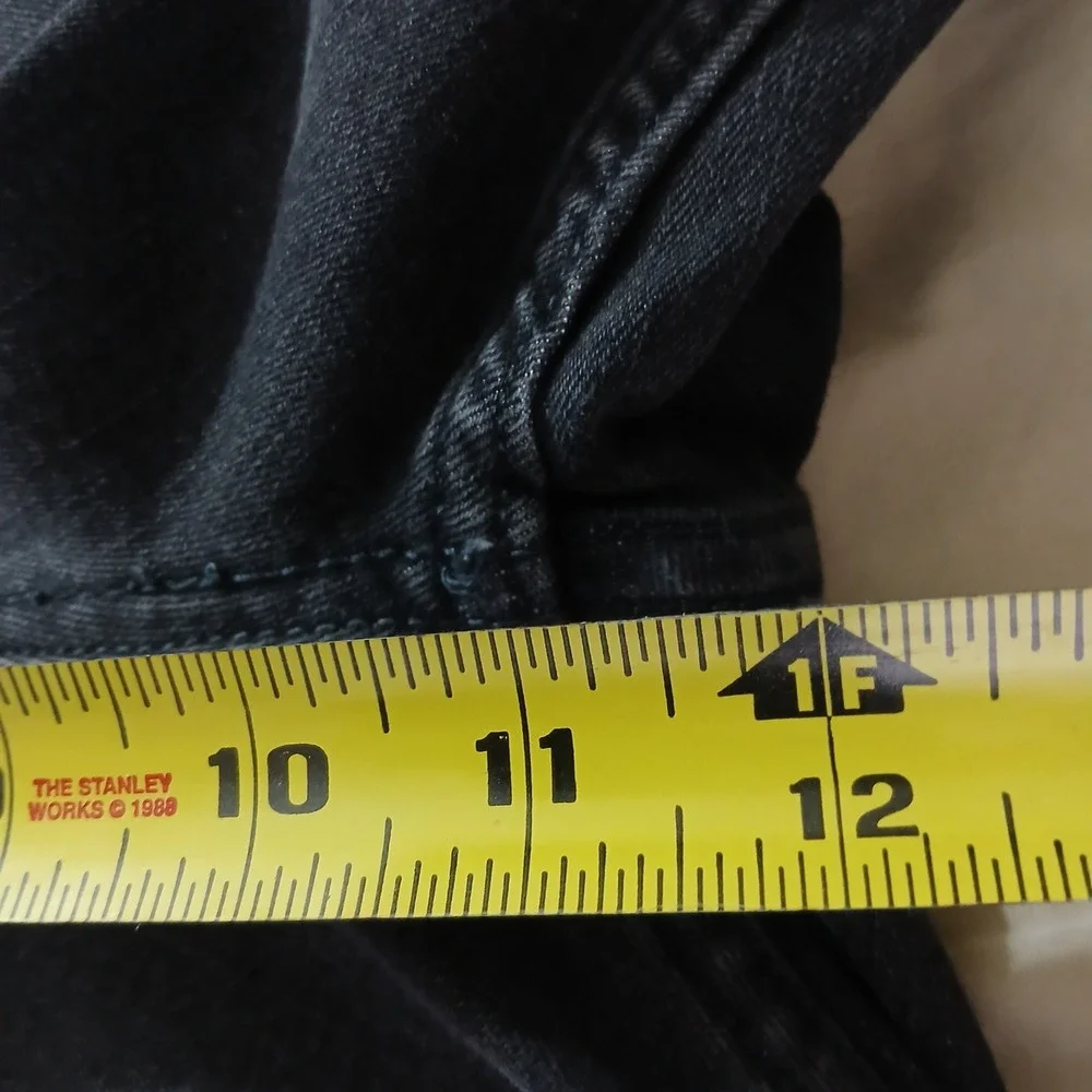 Mugsy Mags Jeans Mens 35x32 Black Slim Straight Stretch FLX4NKG-35X32